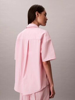 Pyjamaset met broek van poplinkatoen