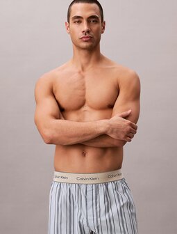 Pyjamashort van poplinkatoen