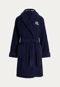 Badjas navy Logo Lauren Ralph Lauren