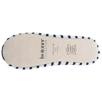 Ballerina gestreept blauw Isotoner