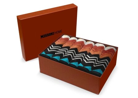 Box 6 waslapjes Missoni Giacomo 100