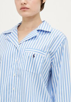 Polo dames gestreepte pyjamaset 