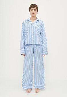 Polo dames gestreepte pyjamaset 