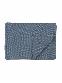 Nordic Knit plaid Smoke Blue 130x170