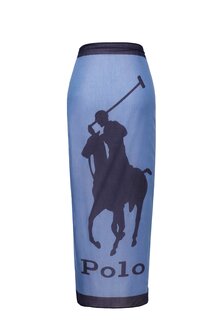 Pareo Ralph Lauren Pony blauw