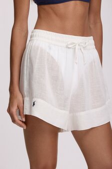 Boyfriend short Ralph Lauren Creme wit
