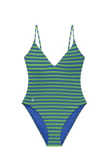 Badpak Cable Ralph Lauren Coldby blue &amp; Riviera green