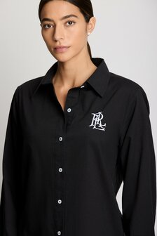 Strandjurk Lauren Ralph Lauren Logo Embroidered Black
