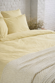 Stonewashed percale Butter