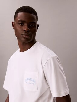 Cotton Crest pyjama CK met logo blauw