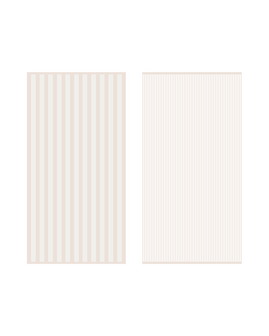 Amalfi Stripe badlinnen greige