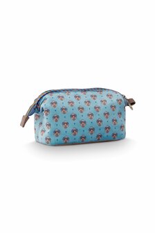 Toilettas Cooper klein Jaipur Flower blauw Pip Studio