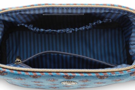 Toilettas Cooper klein Jaipur Flower blauw Pip Studio