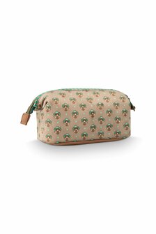 Toilettas Cooper klein Jaipur Flower groen