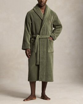 Shawl badjas kaki Polo Ralph Lauren