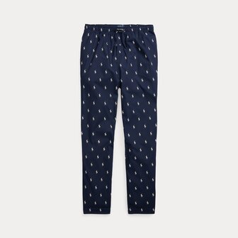 Pyjamabroek katoen navy Logo Ralph Lauren