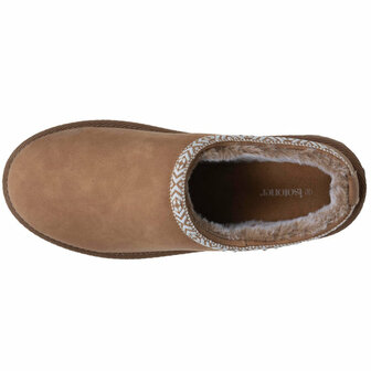 Dames pantoffel camel Isotoner
