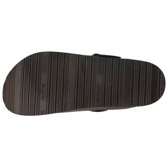 Open heren pantoffel marron Isotoner