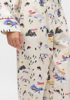 Madison doorknoop pyjama flanel