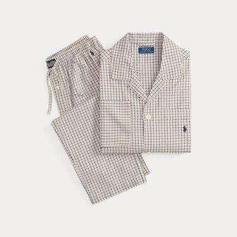 Katoen pyjama Polo Ralph Lauren monogramprint
