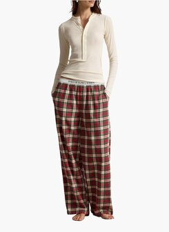 Flanellen pyjamabroek Polo Ralph Lauren