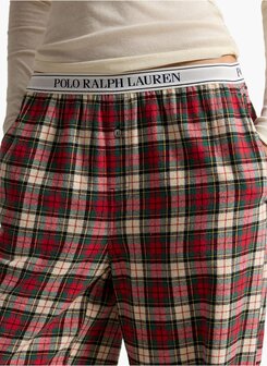 Flanellen pyjamabroek Polo Ralph Lauren
