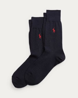Sokken Navy - rood Polo Ralph Lauren