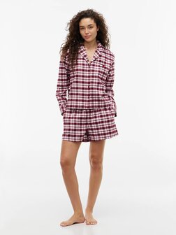 Flanellen pyjamashort Tommy Hilfiger