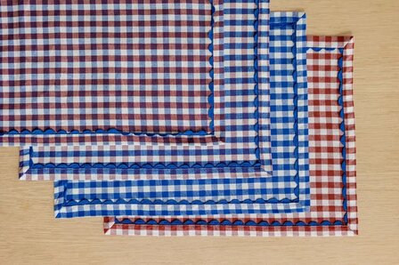 GASTON blue - placemats (Set van 4)