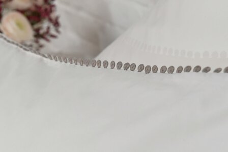 Dekbedset Bari percale Beige