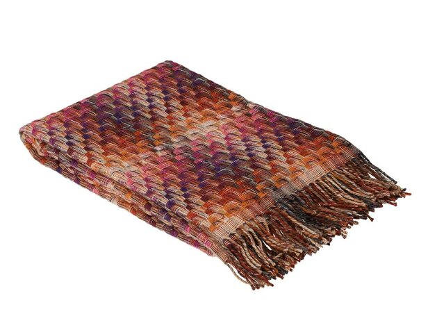 Husky plaid Missoni rode tinten