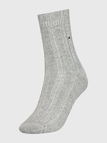 Tommy Hilfiger classic cable wool sock