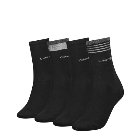 Calvin Klein Sock 4-Pack Black