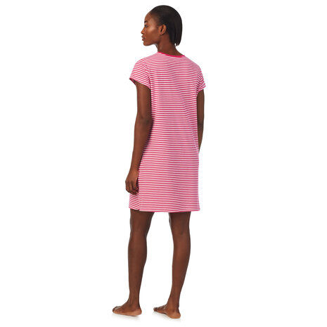 Nachtkleed pink stripes Lauren Ralph Lauren 