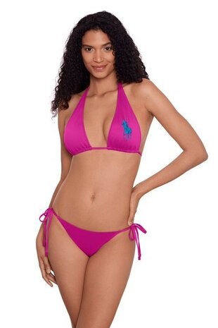 Bikini Logo Icons setje hot pink Polo Ralph Lauren