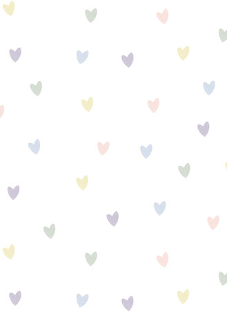 Heart pastel