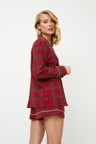 Pyjama short Holly rood Aruelle 