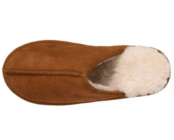 Open pantoffel camel heren Isotoner