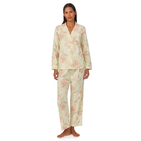 Flanel pyjama bloemen Ralph Lauren 