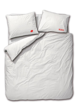 Bisou rood percale