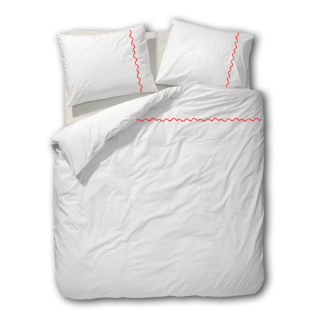 Wavy red Percale