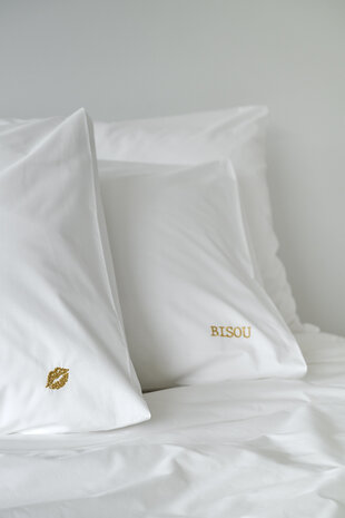 Bisou goud percale