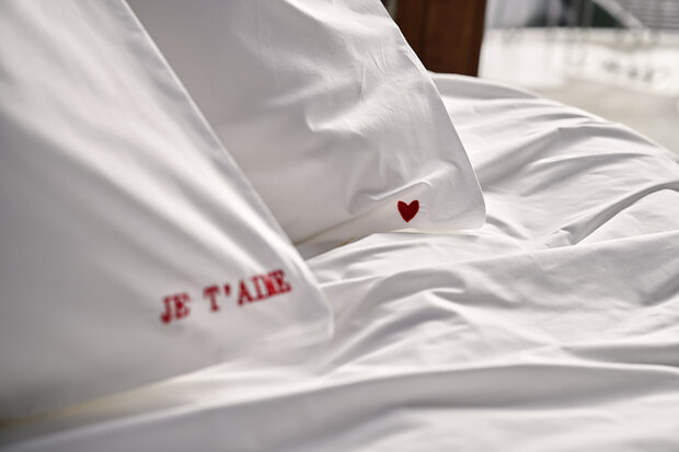 Je t'aime rood percale