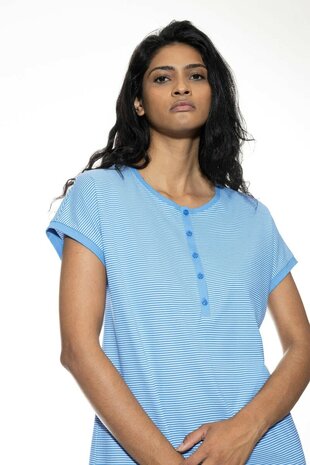 Bigshirt Small Stripe summer blue Mey