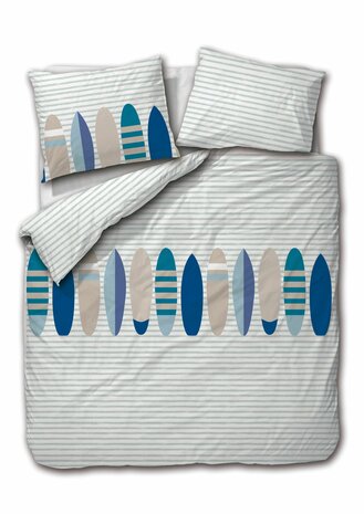 Surfboard katoen blauw