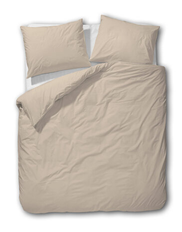 Stonewashed percale Mokka