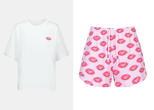 Setje shortama sweet kiss Mey