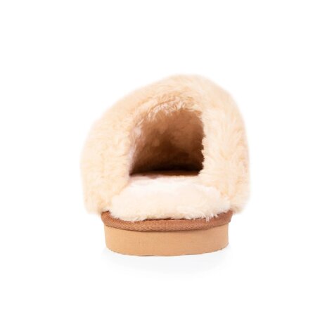 Open pantoffel Eva camel Isotoner