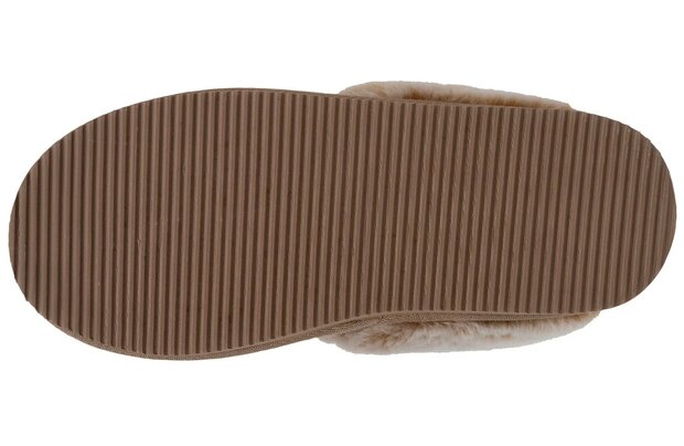 Open pantoffel Eva beige Isotoner