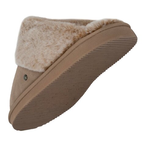 Open pantoffel Eva beige Isotoner